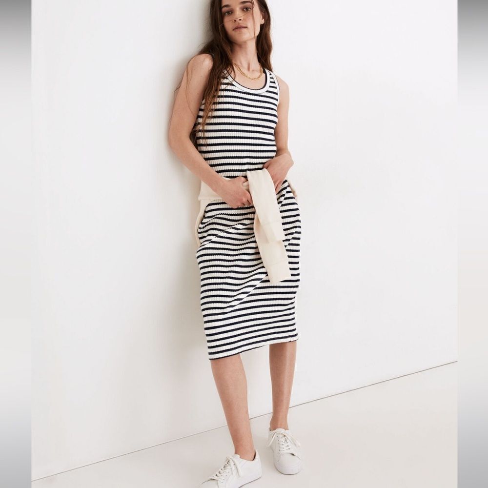 Striped Sleeveless Dress